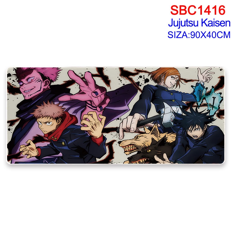 Jujutsu Kaisen  Anime peripheral edge lock mouse pad 90X40CM