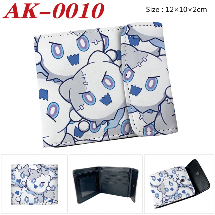 Honkai：StarRail Anime PU leather full color buckle 20% off wallet 12X10X2CM