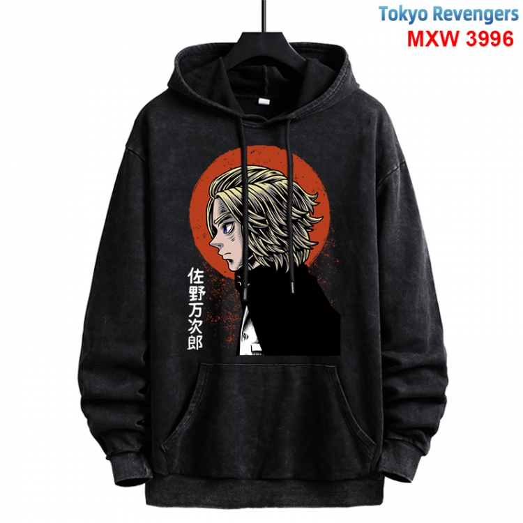 Tokyo Revengers Anime peripheral washing and worn-out pure cotton sweater from S to 3XL