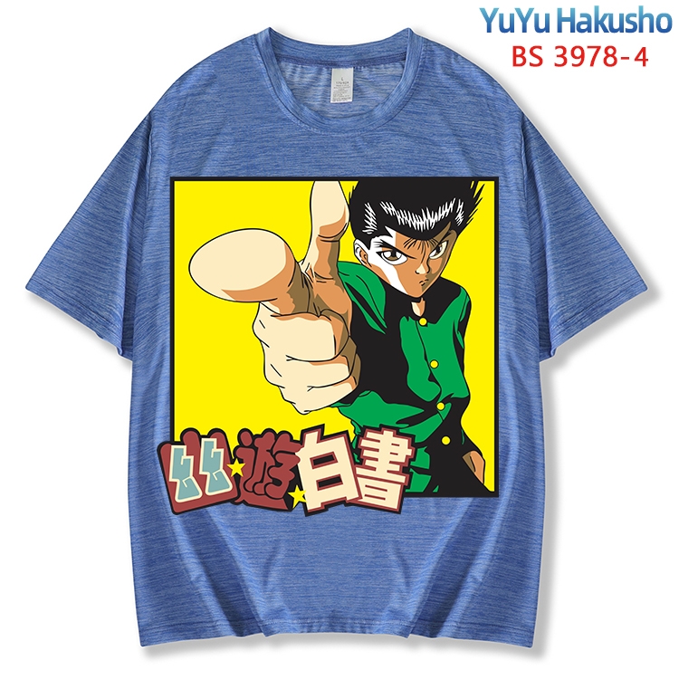 YuYu Hakusho ice silk cotton loose and comfortable T-shirt from XS to 5XL