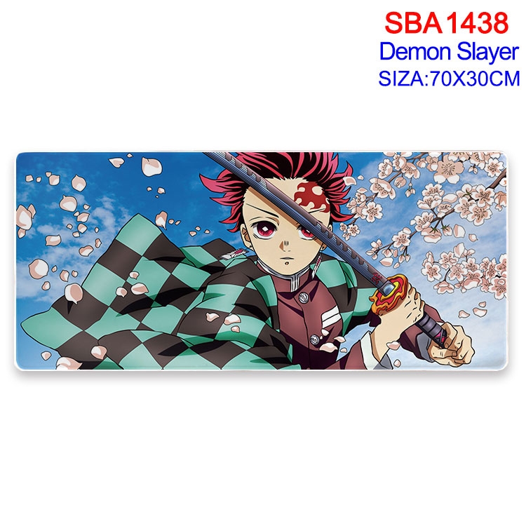 Demon Slayer Kimets Animation peripheral locking mouse pad 70X30cm