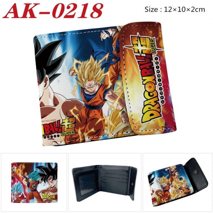 DRAGON BALL Anime PU leather full color buckle 20% off wallet 12X10X2CM