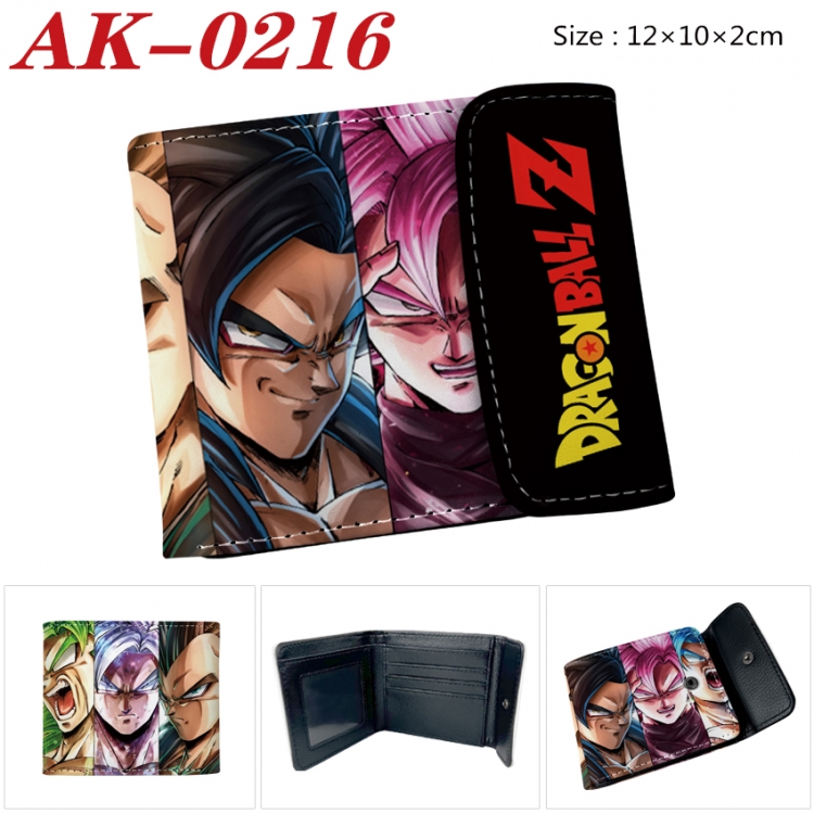 DRAGON BALL Anime PU leather full color buckle 20% off wallet 12X10X2CM