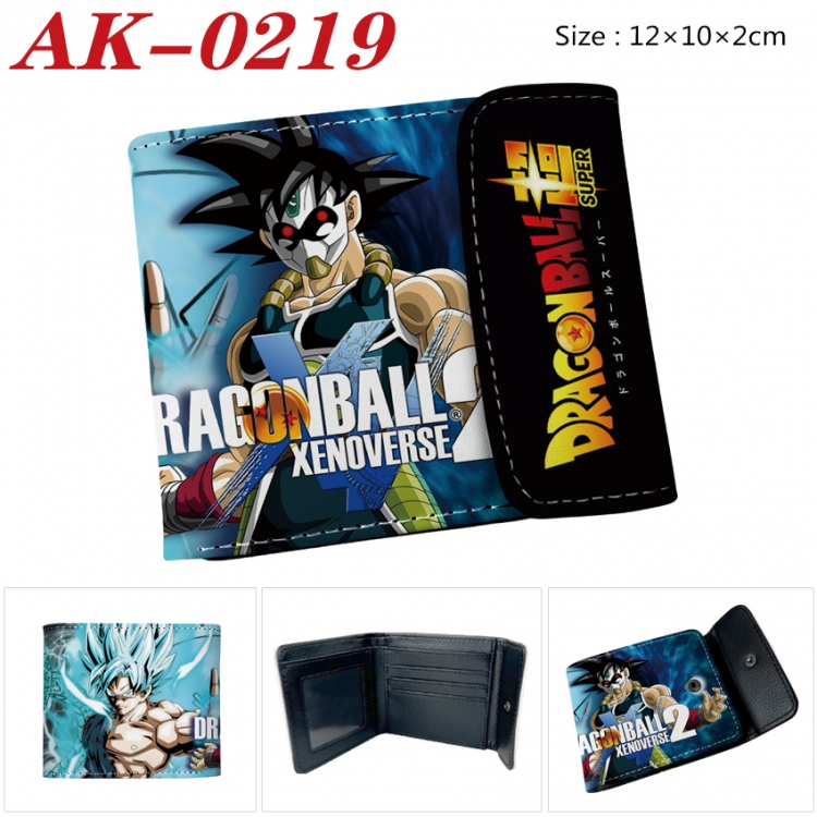 DRAGON BALL Anime PU leather full color buckle 20% off wallet 12X10X2CM