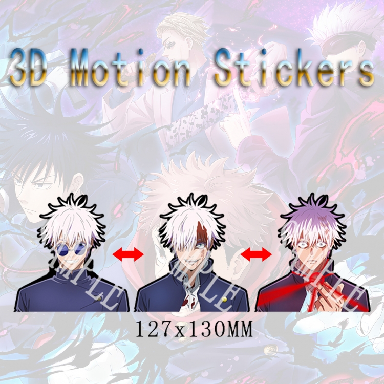 Jujutsu Kaisen  3D HD variable map car computer animation stickers price for 2 pcs