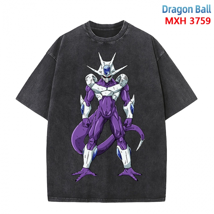 DRAGON BALL Anime peripheral pure cotton washed and worn T-shirt from S to 4XL