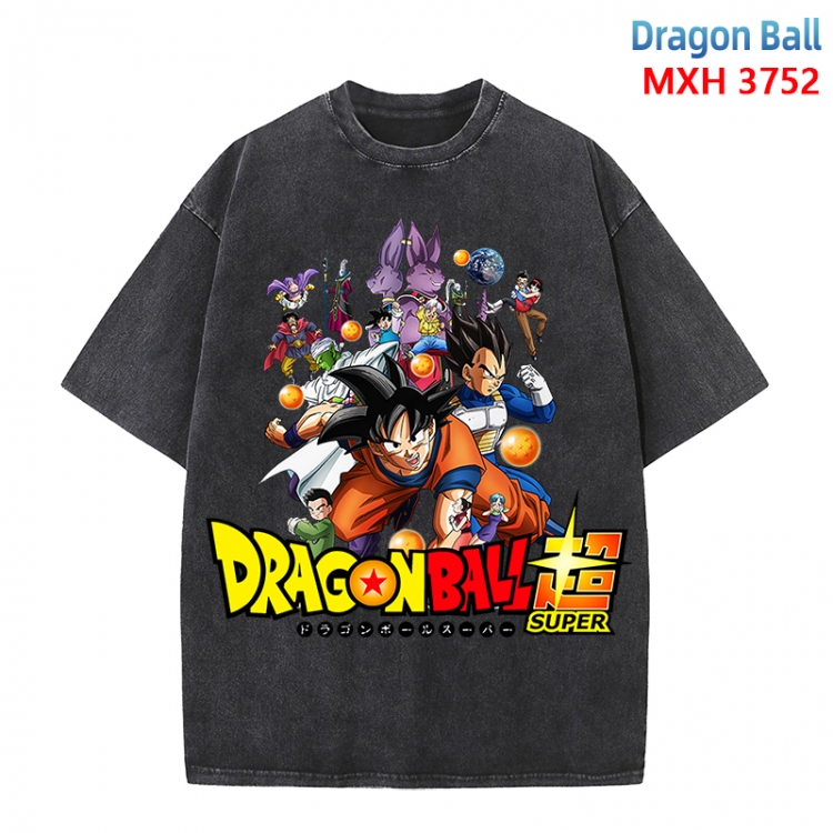 DRAGON BALL Anime peripheral pure cotton washed and worn T-shirt from S to 4XL