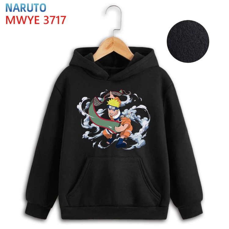 Naruto Anime surrounding childrens pure cotton patch pocket hoodie 80 90 100 110 120 130 140 for children