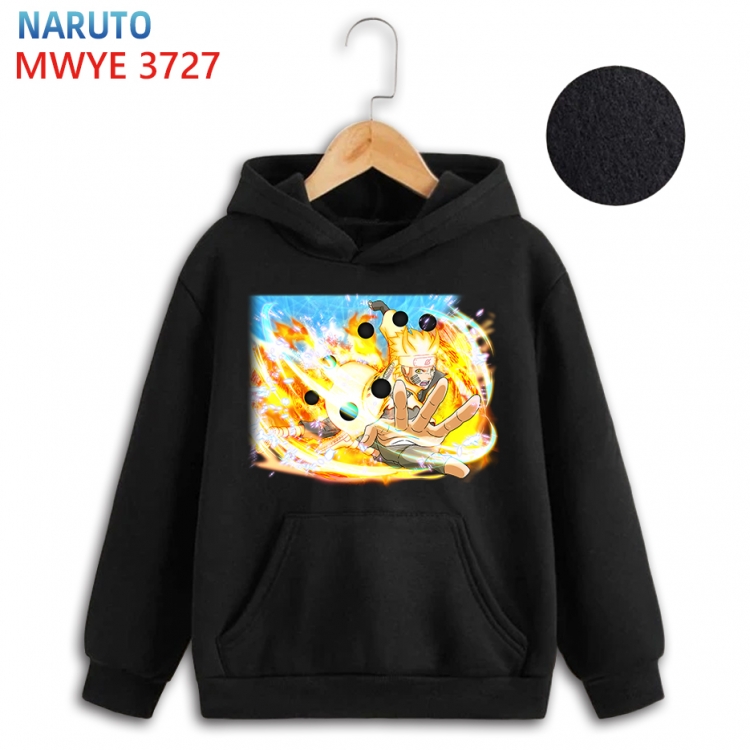 Naruto Anime surrounding childrens pure cotton patch pocket hoodie 80 90 100 110 120 130 140 for children