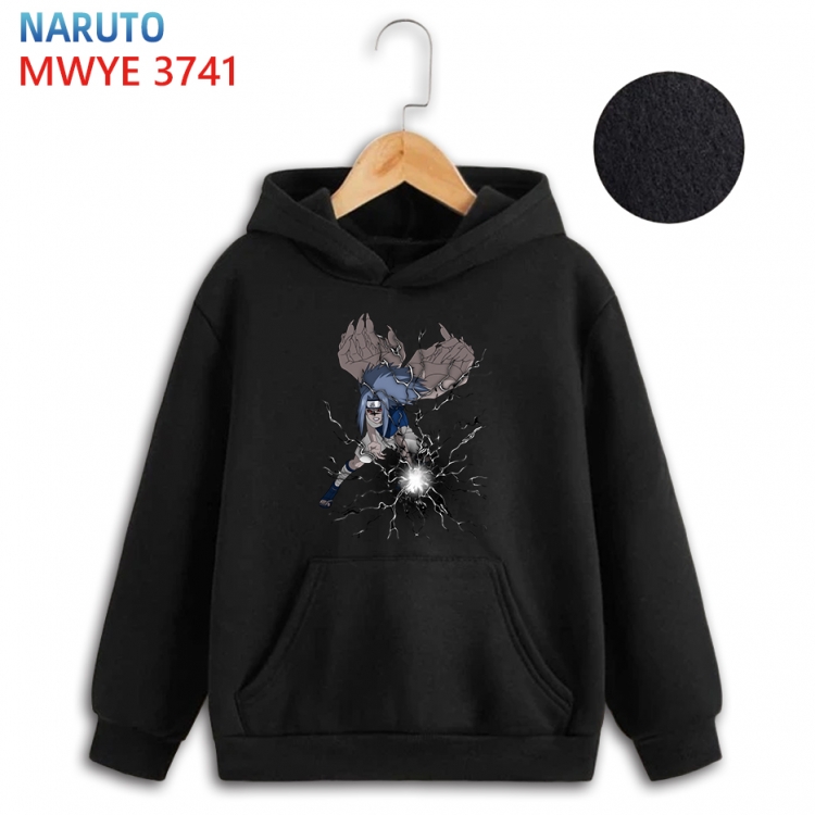 Naruto Anime surrounding childrens pure cotton patch pocket hoodie 80 90 100 110 120 130 140 for children