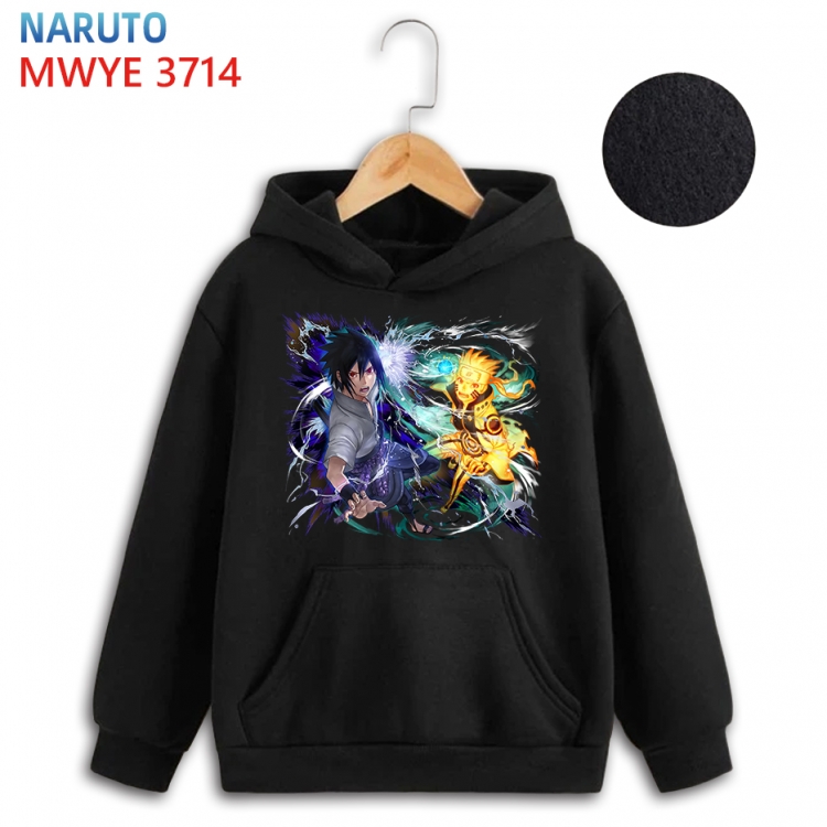 Naruto Anime surrounding childrens pure cotton patch pocket hoodie 80 90 100 110 120 130 140 for children