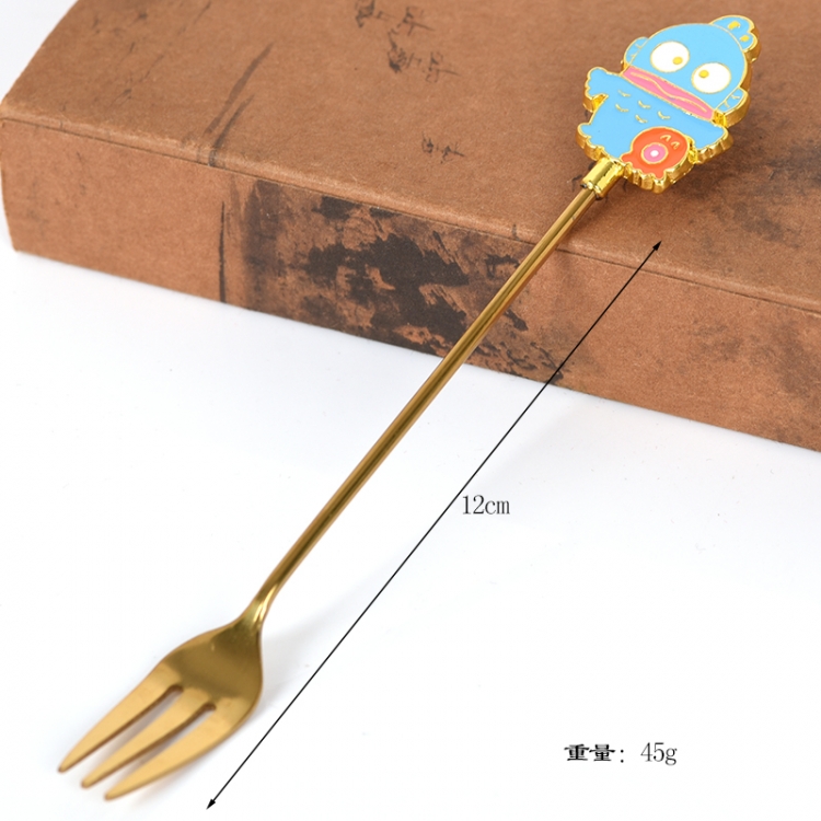 protection metal tableware cartoon fork blister cardboard packaging  price for 2 pcs