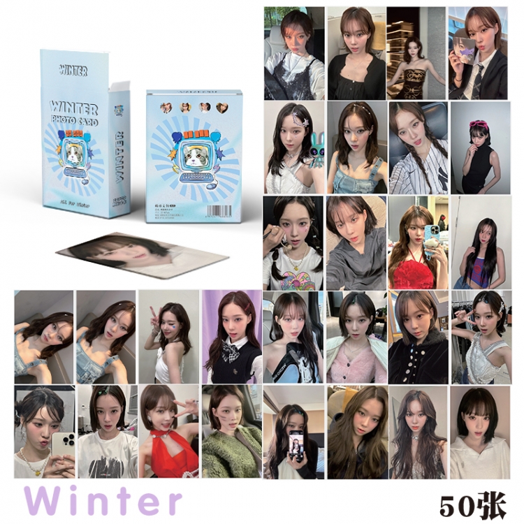 winter Game peripheral young master small card laser card a set of 50  price for 10 set