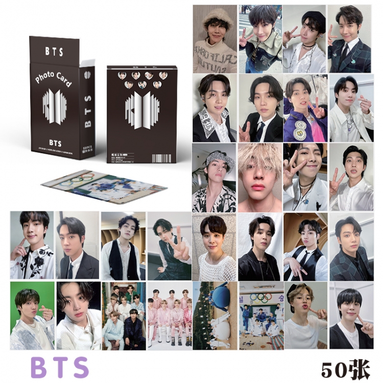 BTS Game peripheral young master small card laser card a set of 50  price for 10 set