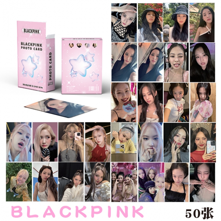 BLACK PINK Game peripheral young master small card laser card a set of 50  price for 10 set