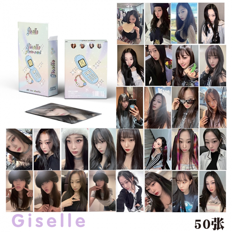 giselle  Game peripheral young master small card laser card a set of 50  price for 10 set