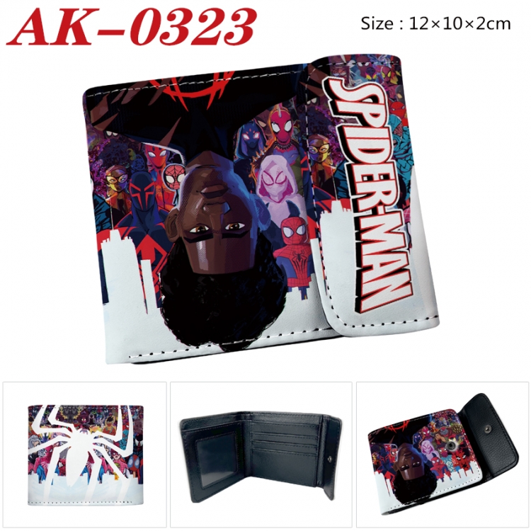 Superheroes Anime PU leather full color buckle 20% off wallet 12X10X2CM AK-0323