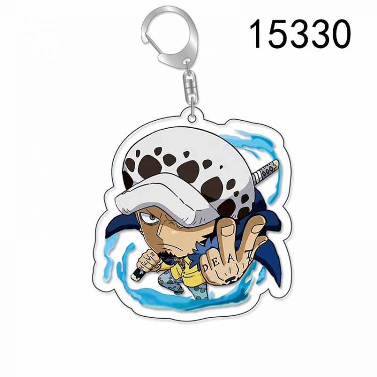 One Piece Anime Acrylic Keychain Charm price for 5 pcs