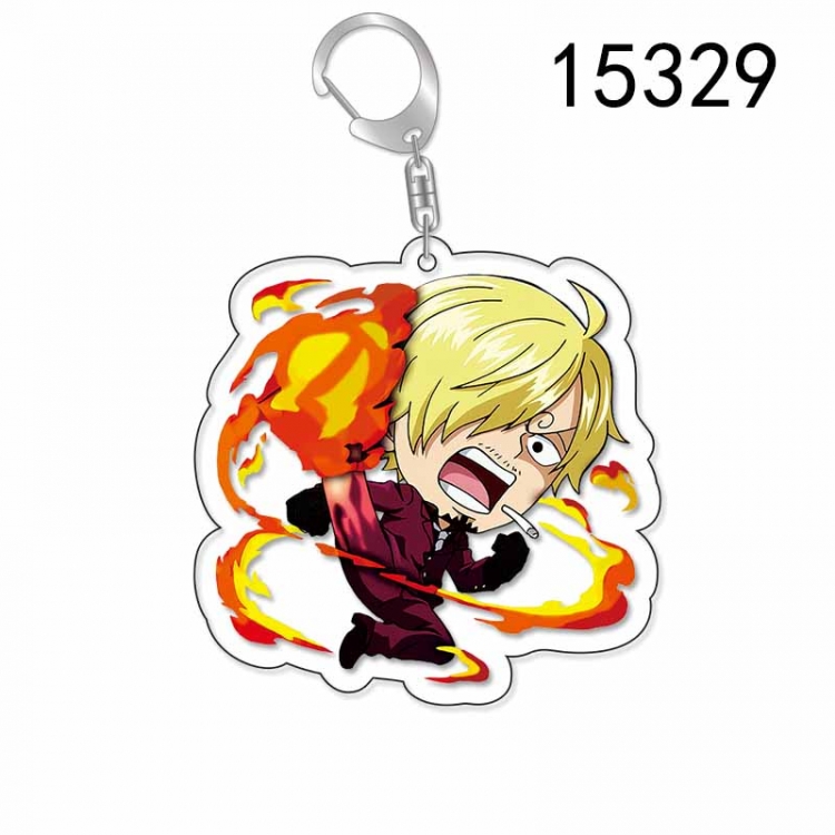 One Piece Anime Acrylic Keychain Charm price for 5 pcs