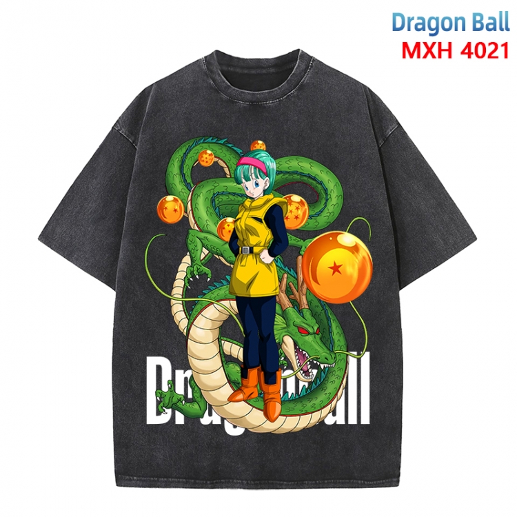 DRAGON BALL Anime peripheral pure cotton washed and worn T-shirt from S to 4XL