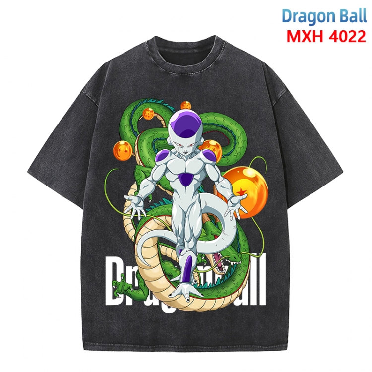 DRAGON BALL Anime peripheral pure cotton washed and worn T-shirt from S to 4XL