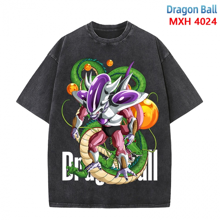 DRAGON BALL Anime peripheral pure cotton washed and worn T-shirt from S to 4XL