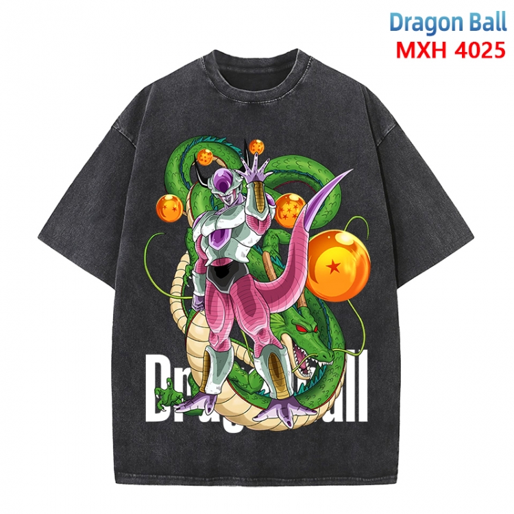 DRAGON BALL Anime peripheral pure cotton washed and worn T-shirt from S to 4XL