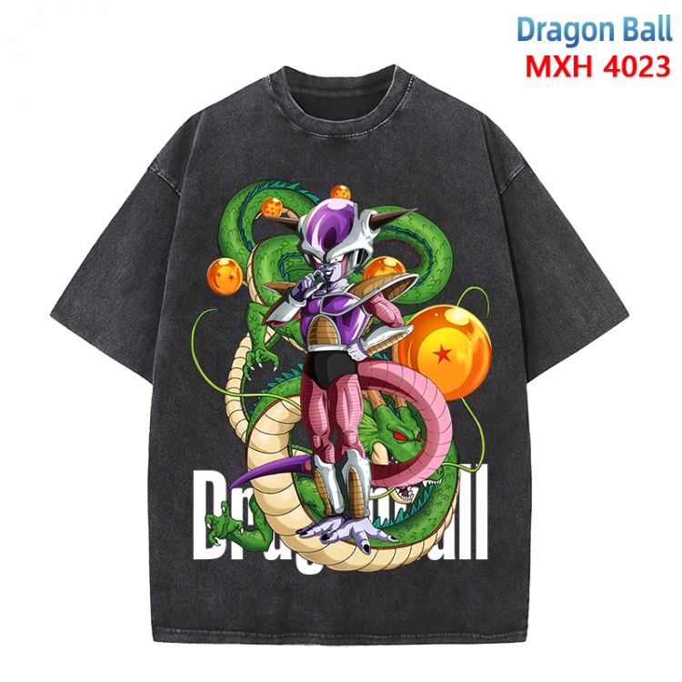 DRAGON BALL Anime peripheral pure cotton washed and worn T-shirt from S to 4XL