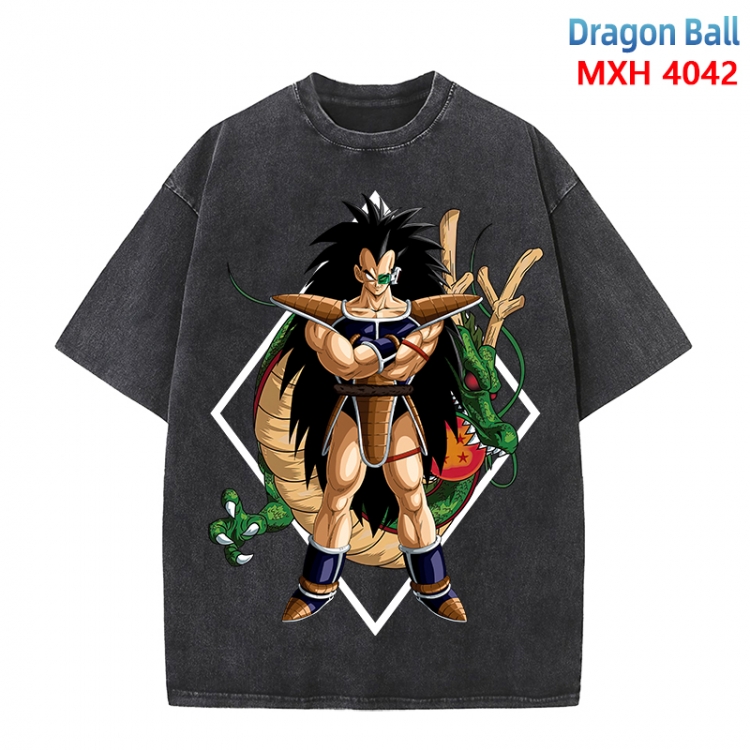 DRAGON BALL Anime peripheral pure cotton washed and worn T-shirt from S to 4XL