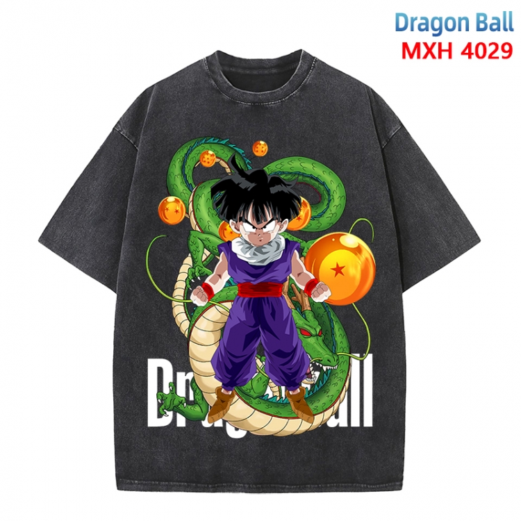 DRAGON BALL Anime peripheral pure cotton washed and worn T-shirt from S to 4XL