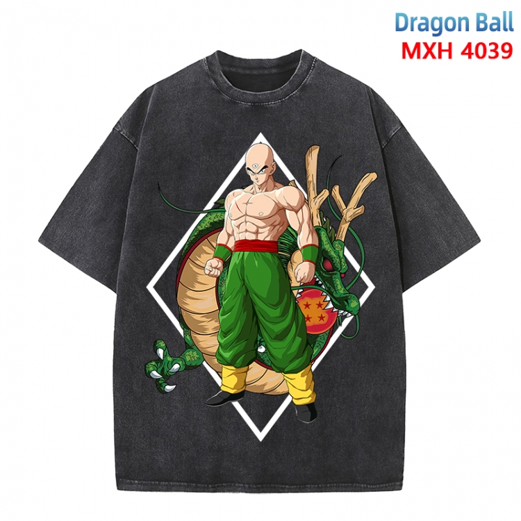 DRAGON BALL Anime peripheral pure cotton washed and worn T-shirt from S to 4XL