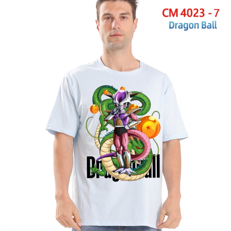 DRAGON BALL Printed short-sleeved cotton T-shirt from S to 4XL 4023-7
