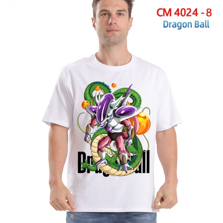 DRAGON BALL Printed short-sleeved cotton T-shirt from S to 4XL  4024-8