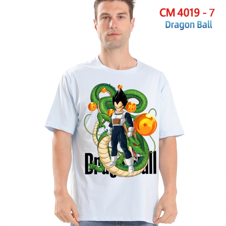 DRAGON BALL Printed short-sleeved cotton T-shirt from S to 4XL  4019-7