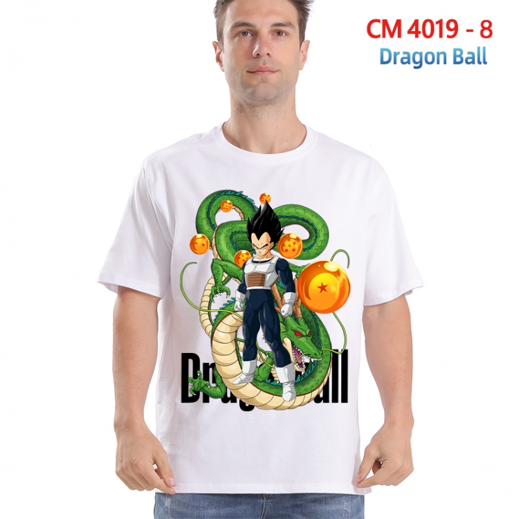 DRAGON BALL Printed short-sleeved cotton T-shirt from S to 4XL 4019-8