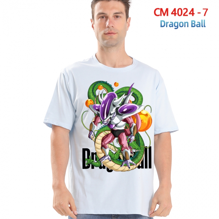 DRAGON BALL Printed short-sleeved cotton T-shirt from S to 4XL  4024-7