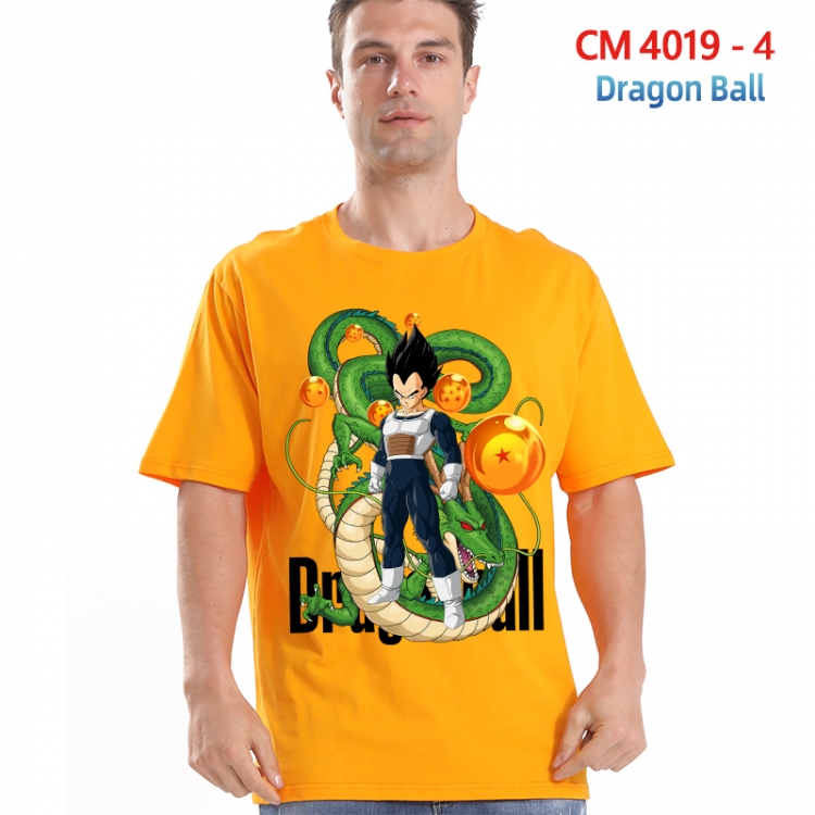 DRAGON BALL Printed short-sleeved cotton T-shirt from S to 4XL  4019-4