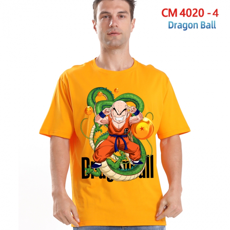 DRAGON BALL Printed short-sleeved cotton T-shirt from S to 4XL  4020-4