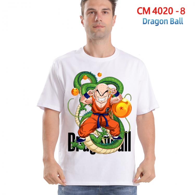 DRAGON BALL Printed short-sleeved cotton T-shirt from S to 4XL  4020-8