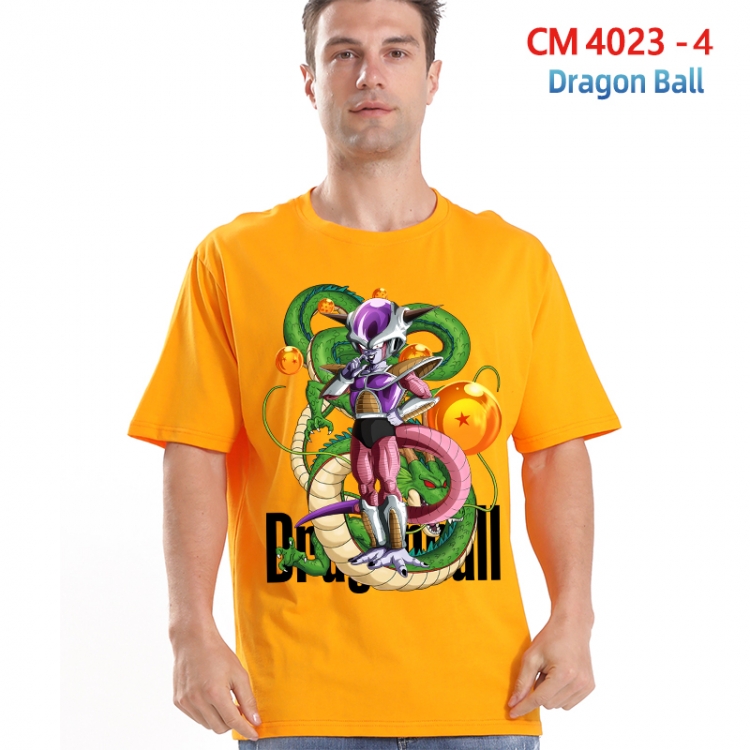 DRAGON BALL Printed short-sleeved cotton T-shirt from S to 4XL  4023-4