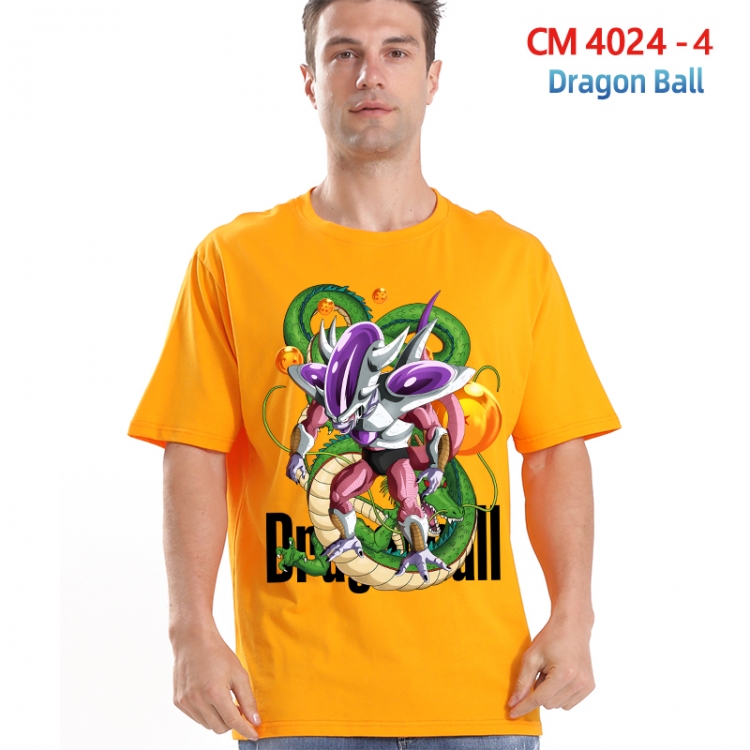 DRAGON BALL Printed short-sleeved cotton T-shirt from S to 4XL 4024-4