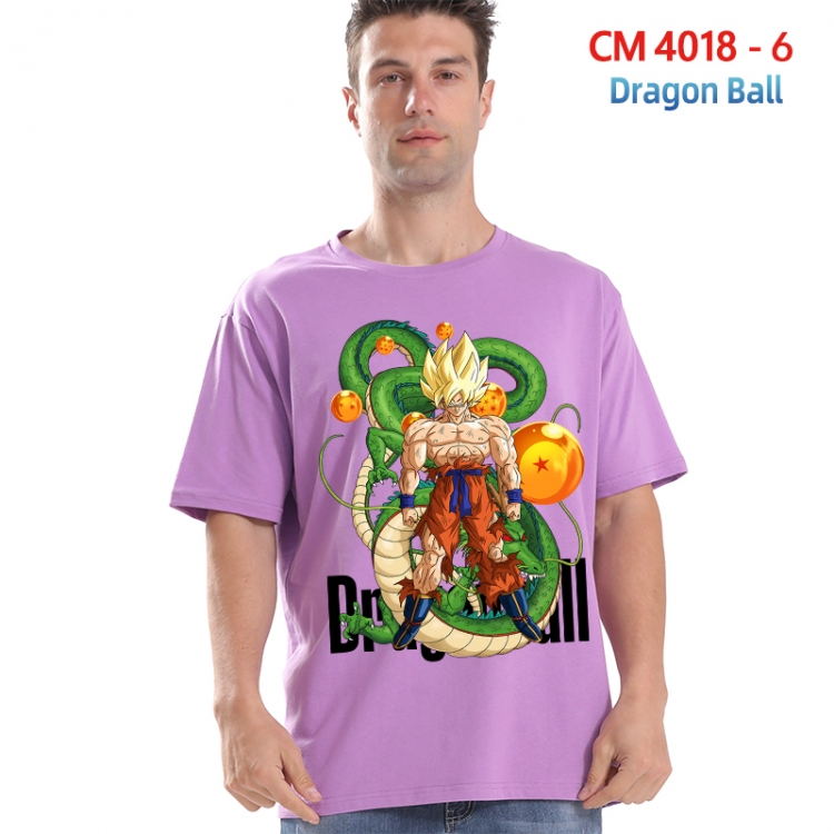 DRAGON BALL Printed short-sleeved cotton T-shirt from S to 4XL  4018-6
