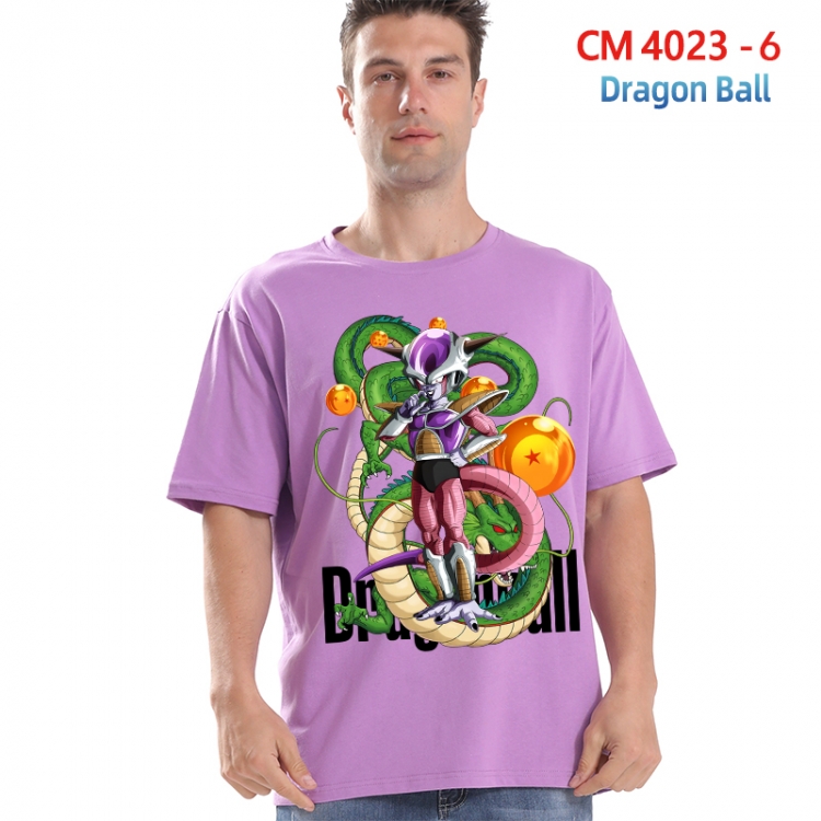 DRAGON BALL Printed short-sleeved cotton T-shirt from S to 4XL 4023-6