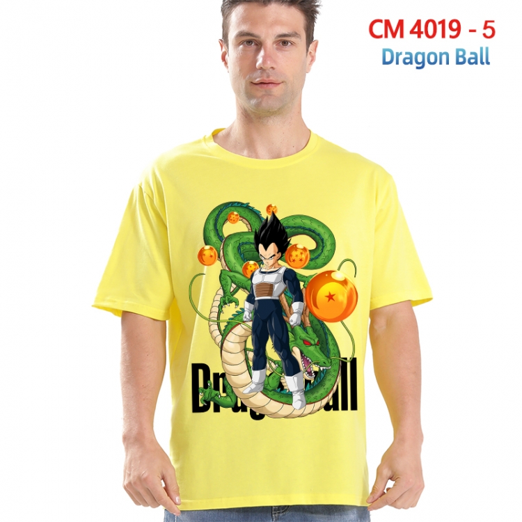 DRAGON BALL Printed short-sleeved cotton T-shirt from S to 4XL 4019-5