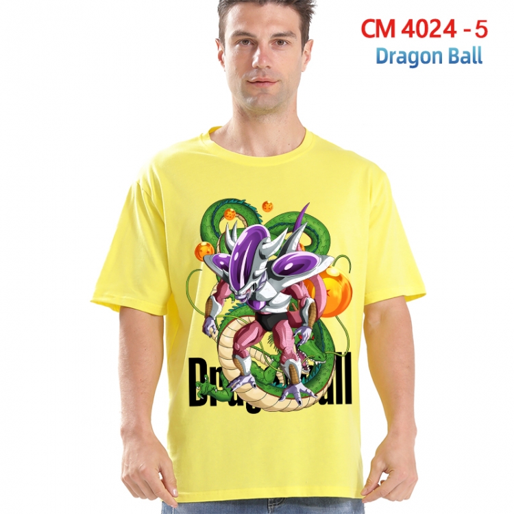 DRAGON BALL Printed short-sleeved cotton T-shirt from S to 4XL 4024-5