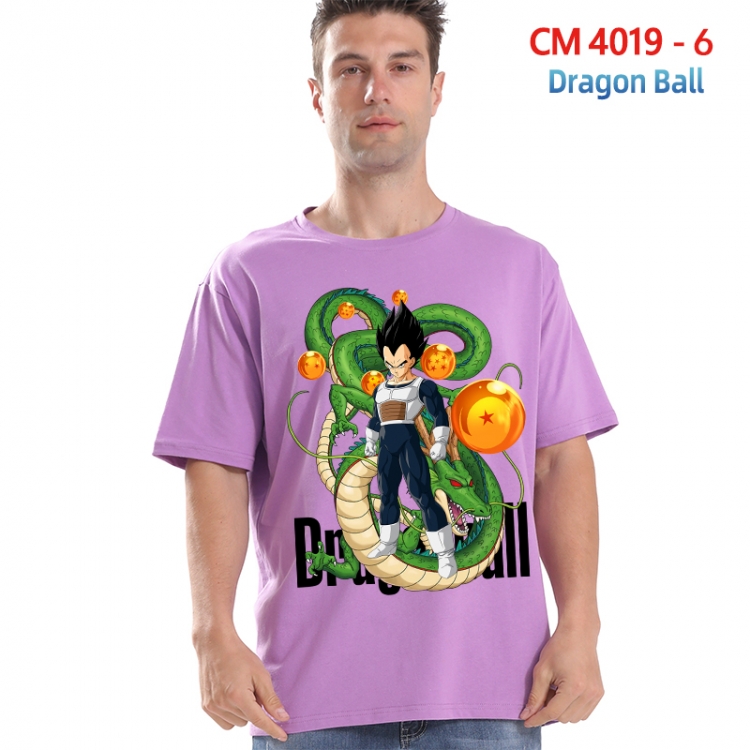 DRAGON BALL Printed short-sleeved cotton T-shirt from S to 4XL 4019-6