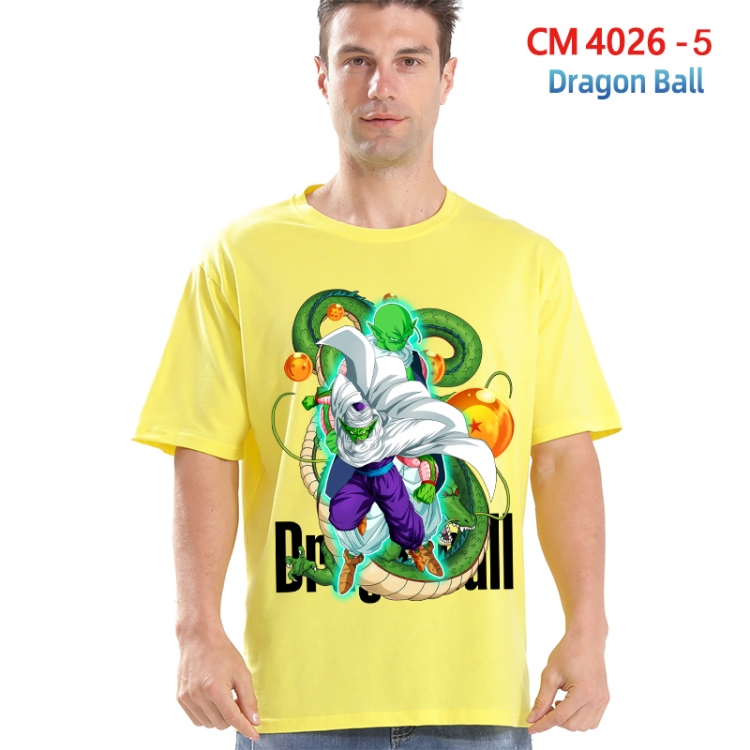 DRAGON BALL Printed short-sleeved cotton T-shirt from S to 4XL