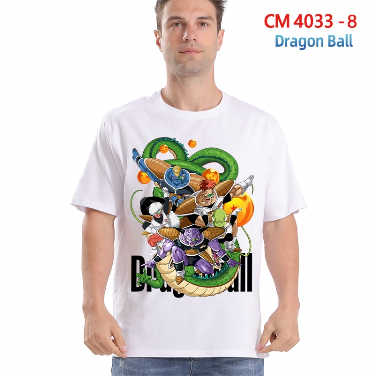 DRAGON BALL Printed short-sleeved cotton T-shirt from S to 4XL