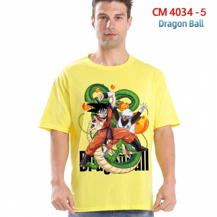 DRAGON BALL Printed short-sleeved cotton T-shirt from S to 4XL