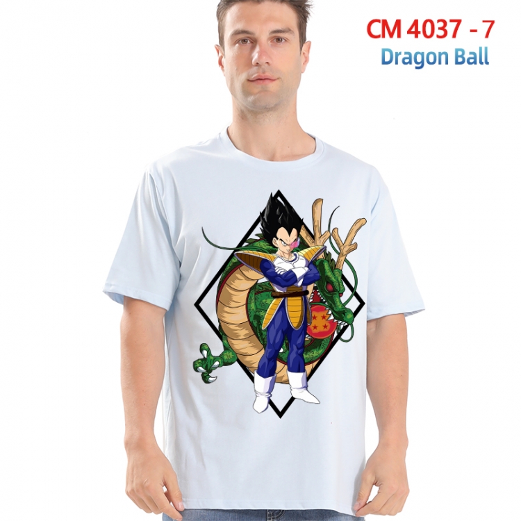 DRAGON BALL Printed short-sleeved cotton T-shirt from S to 4XL